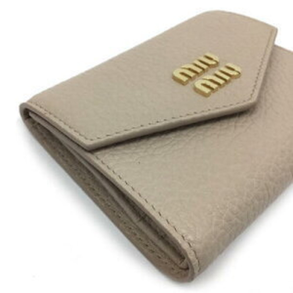 Miu Miu Leather Wallet UnID New Tri Pink - Picture 6 of 7